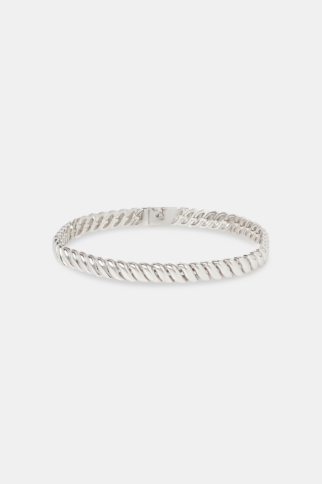 Polished Rope Link Bracelet - 6mm